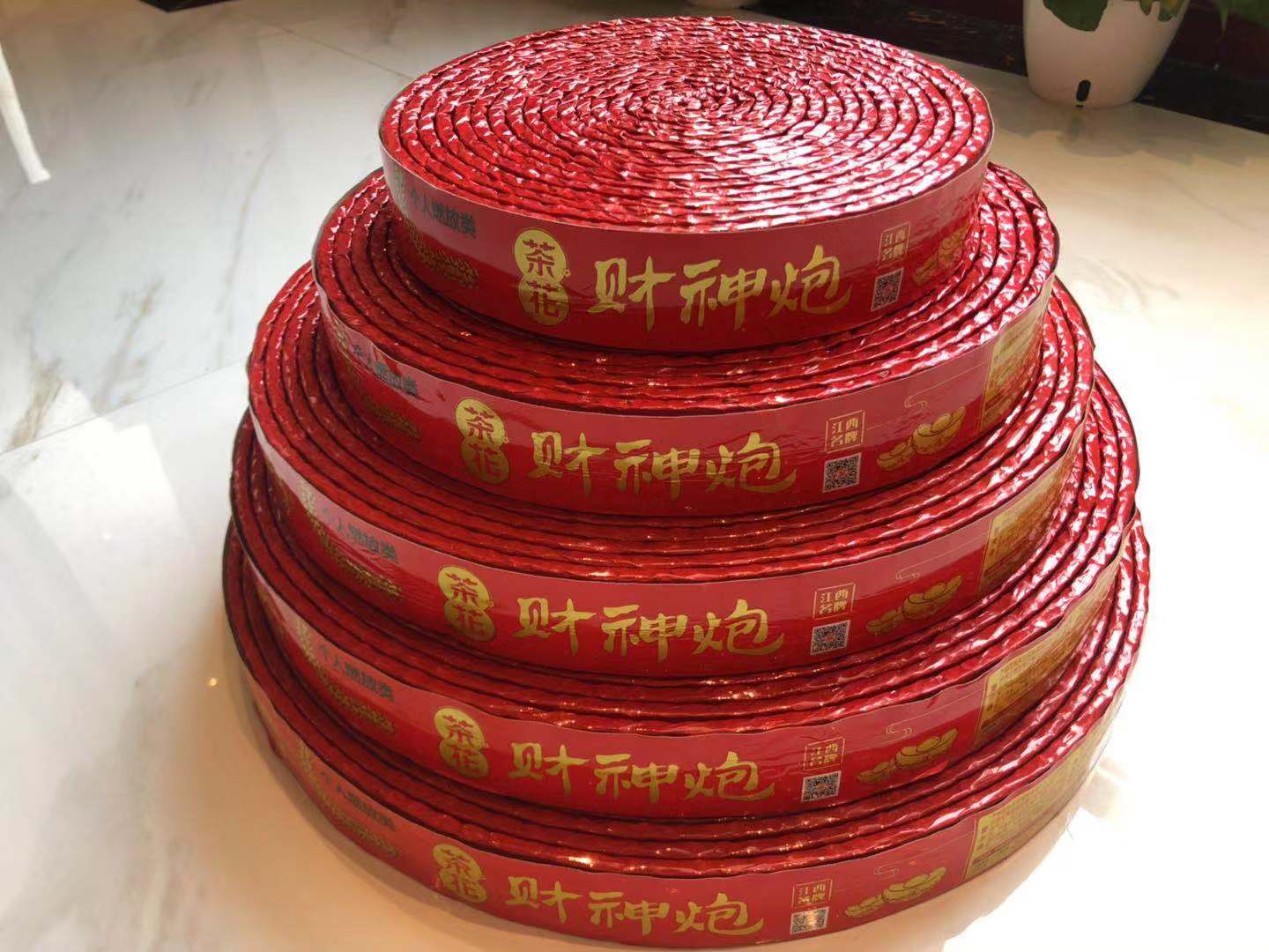 xj贵山64公分单层财神炮*2 gs.05.