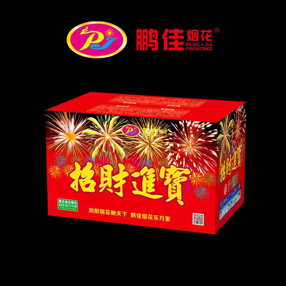 004-夜景-单盆-湖北家家乐烟花爆竹有限公司